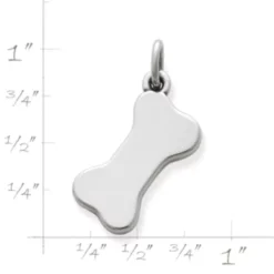 Engravable Dog Bone Charm -Fashion Accessories CM 1343 117137 rul