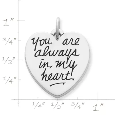 "You Are Always In My Heart" Charm 2 "You Are Always In My Heart" Charm - Image 2