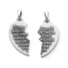 Watch Over Thee Prayer Pendant Set
