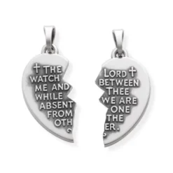 Watch Over Thee Prayer Pendant Set