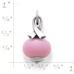 Awareness Ribbon Art Glass Charm -Fashion Accessories CM 3096 394867 rul