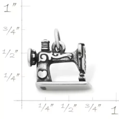 Vintage Sewing Machine Charm -Fashion Accessories CM 3297 395975 rul