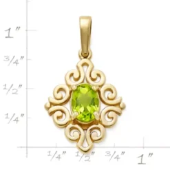 Scrolled Birthstone Pendant 5 Scrolled Birthstone Pendant -Fashion Accessories CM 5538 578794 rul