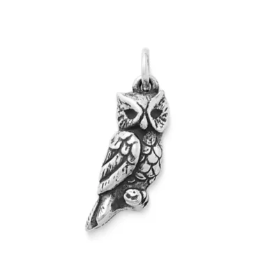 Sculpted Owl Charm 1 Sculpted Owl Charm