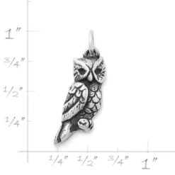 Sculpted Owl Charm 7 Sculpted Owl Charm -Fashion Accessories CM 5557 121978 rul