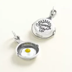 Enamel "Sunny Side Up" Charm -Fashion Accessories CM 5634 516658 altS