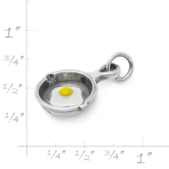 Enamel "Sunny Side Up" Charm -Fashion Accessories CM 5634 516658 rul