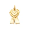 Blue Ribbon "Mom" Charm