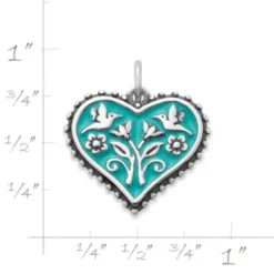 Enamel Hearts In Bloom Charm -Fashion Accessories CM 5789 327568 rul