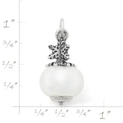 Snowflake Art Glass Charm -Fashion Accessories CM 5869 348260 rul
