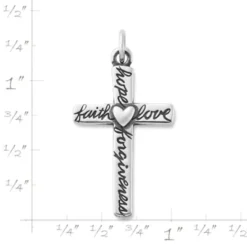 From The Heart Cross Pendant -Fashion Accessories CM 5972 215159 rul