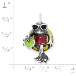 Enamel Party Frog Charm -Fashion Accessories CM 5995 855797 rul