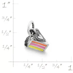 Enamel Layer Cake Charm 6 Enamel Layer Cake Charm -Fashion Accessories CM 6007 226968 rul