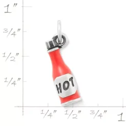 Enamel "Hot" Sauce Charm -Fashion Accessories CM 6017 472203 rul