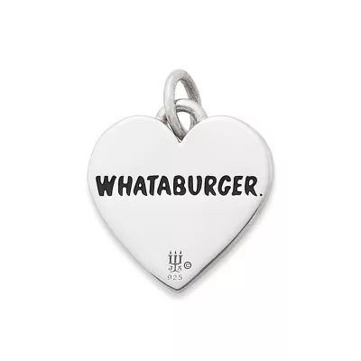 Enamel "Whataburger®" Heart Charm 2 Enamel "Whataburger®" Heart Charm - Image 2