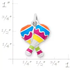 Enamel Festive Maracas Charm 7 Enamel Festive Maracas Charm -Fashion Accessories CM 6051 349831 rul