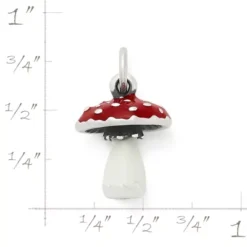 Enamel Mushroom Charm -Fashion Accessories CM 6054 358038 rul