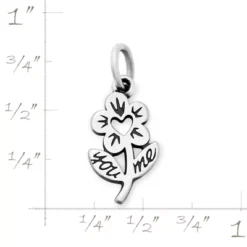 "You" And "Me" Blossom Charm -Fashion Accessories CM 6062 474979 rul