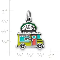 Enamel Taco Truck Charm -Fashion Accessories CM 6063 955370 rul