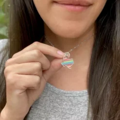 Enamel Texas Serape Charm 7 Enamel Texas Serape Charm -Fashion Accessories CM 6074 265949 IGC