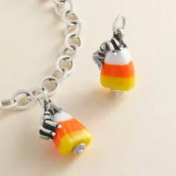 Sweet And Spooky Halloween Art Glass Charm -Fashion Accessories CM 6082 747747 altS