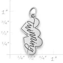 "Twinning" Charm 5 "Twinning" Charm -Fashion Accessories CM 6105 179827 rul