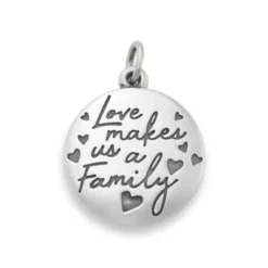 Love Makes Us A Family Charm