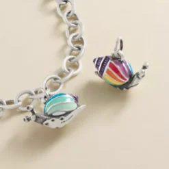 Enamel Colorful Snail Charm -Fashion Accessories CM 6150 177939 altS