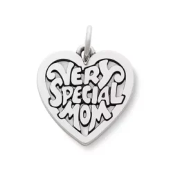 "Very Special Mom" Heart Charm