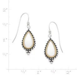 Alessandra Mother Of Pearl Drop Earrings 5 Alessandra Mother Of Pearl Drop Earrings -Fashion Accessories EH 1795 201105 rul