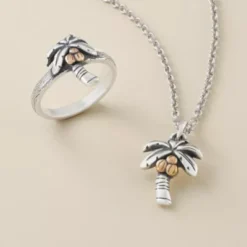 Tropical Palm Tree Charm -Fashion Accessories TropicalPalmTree col