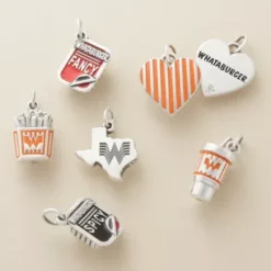 Enamel "Whataburger® Fancy" Ketchup Charm -Fashion Accessories Whataburger col 4